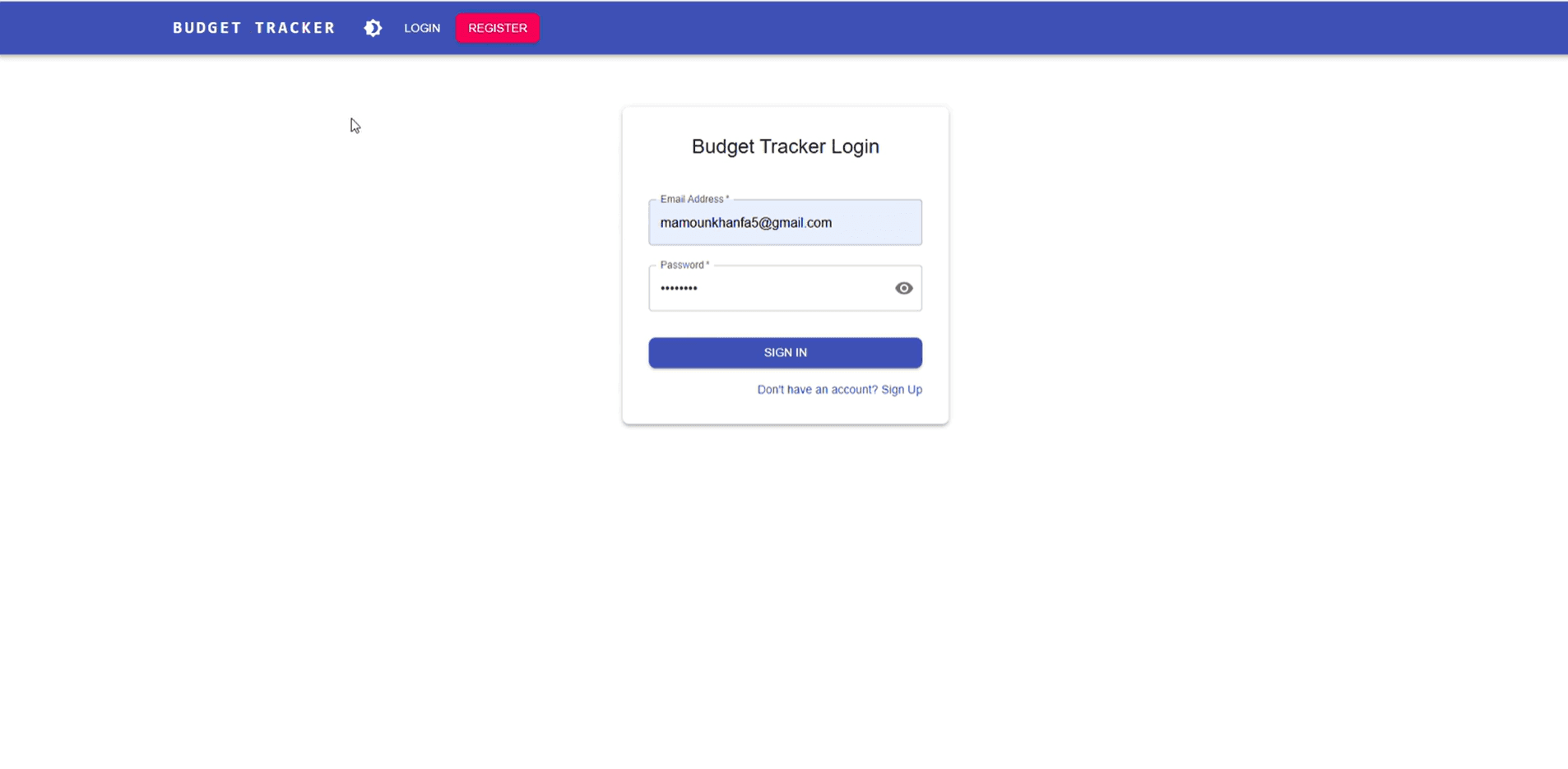 Budget Tracker screenshot 3
