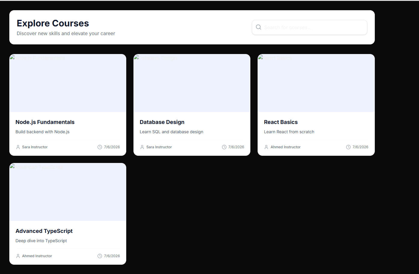Mni LMS screenshot 1