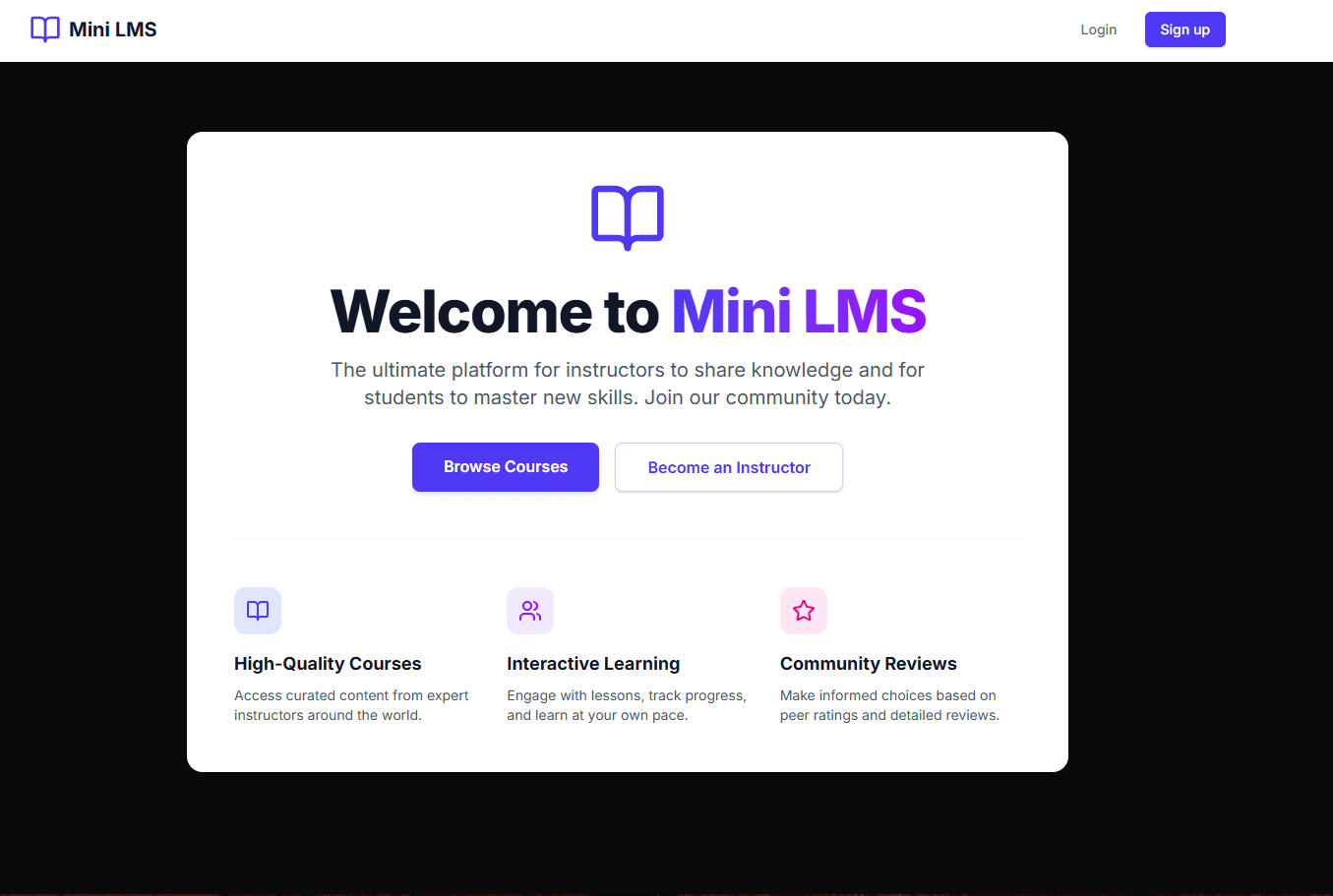 Mni LMS screenshot 4